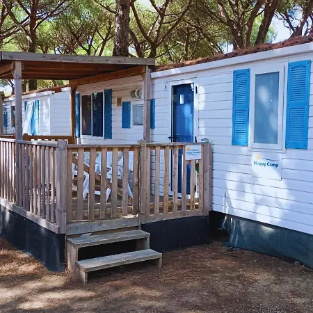 Happy Camp Mobile Homes In Village Bella Sardinia キャンプ場 サルキットゥ・クーリエリ